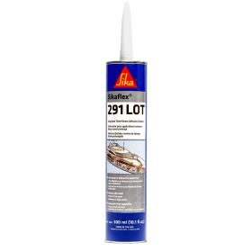 Sikaflex 291 LOT, Black, Polyurethane Marine Sealant-Adhesive, 300ml Cartridge