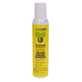 Adaseal Chembon RTV Silicone Sealant School Bus Yellow 8oz Pressurized Can