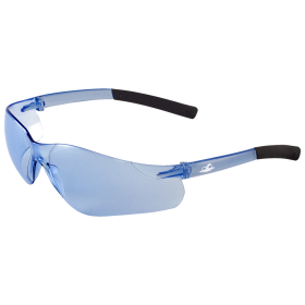 Bullhead BH525 Pavon Safety Glasses, Light Blue Lens, Crystal Blue Frame