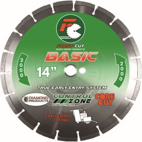 Diamond 13.5" X .125 X 1" BASIC2000 First-Cut Early Entry Blade With Triangle Knockout & Skid Plate