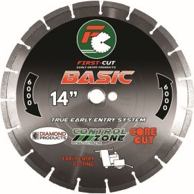 Diamond 13.5" X .250 X 1" BASIC6000 First-Cut Early Entry Blade With Triangle Knockout & Skid Plate