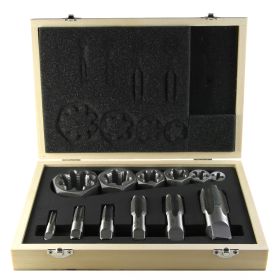 Drillco 2700C12 Carbon Bright Tap & Die Set