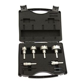 Drillco 96CT6S 3-Flats Shank Carbide Hole Cutter Set