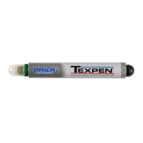 Dykem 16043 Texpen Steel Tip Paint Marker, Medium Tip, Green