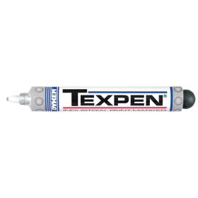 Dykem 16080 Texpen Steel Tip Paint Marker, Fine Tip, White