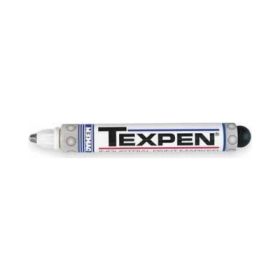 Dykem 16083 Texpen Steel Tip Paint Marker, Medium Tip, White