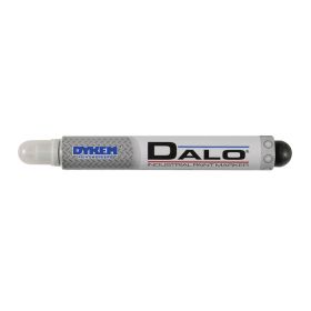 Dykem 26083 Dalo Marker Steel Tip Paint Marker, Medium Tip, White
