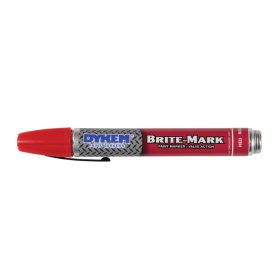 Dykem 40002 Brite-Mark 40 Paint Markers/Valve Action, Medium Tip, Red