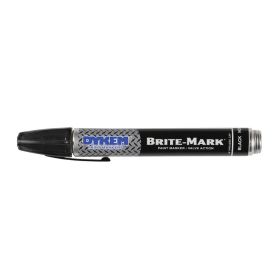 Dykem 40003 Brite-Mark 40 Paint Markers/Valve Action, Medium Tip, Black