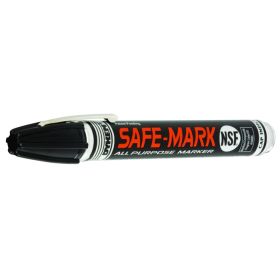 Dykem 40907 Safe-Mark Food Safe Ink Marker, NSF Certified R1, Black
