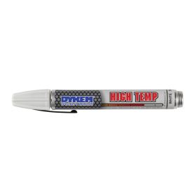 Dykem 44219 High Temp 44 Specialty Marker, Broad Tip, White