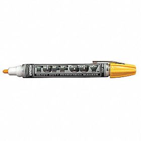 Dykem 44401 Tuff Guy Ink Marker, Medium Tip, Yellow