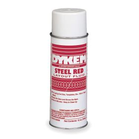 Dykem 80096 Steel Red Layout Fluid Aerosol 16oz