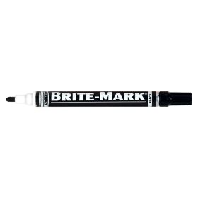 Dykem 84002 Brite-Mark Paint Marker, Valve Action, Medium Tip, Black