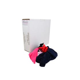 EMI Supply Reclaimed Colored Sweatshirt Rag, Machine Compressed 10lb