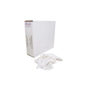 EMI Supply Reclaimed White Wash Rag/Cloth, Machine Compressed 10lb