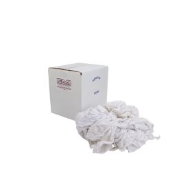 EMI Supply Washed White Knit Reclaimed Rags 5lbs