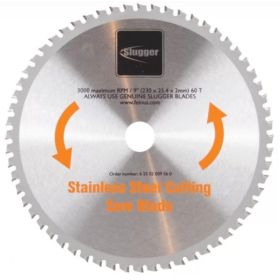 Fein 9" Slugger Stainless Steel Cutting Saw Blade, 3000RPM, 60 Teeth