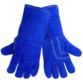 Global Glove 1200KB Kevlar Sewn Leather Premium Grade Split Welder Glove, Large, 12PK