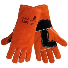 Global Glove 1200-LH Kevlar Sewn Premium Grade Shoulder Split Welder Left Hand Glove, Large, 12PK