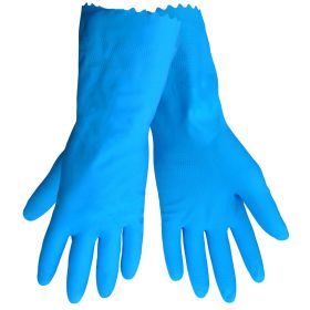Global Glove 140FB Latex Rubber, Flocklined, Honeycomb Pattern, Chemical Resistant Glove, XL, 12PK