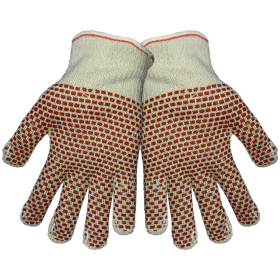 Global Glove 4195NB2 Two Layer Hot Mill Shell Gloves, w/Nitrile Blocks, Small, 12PK