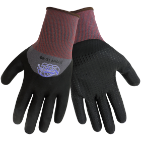 Global Glove 530NFTD Tsunami Grip, New Foam Technology, Nitrile Glove, Large, 12PK