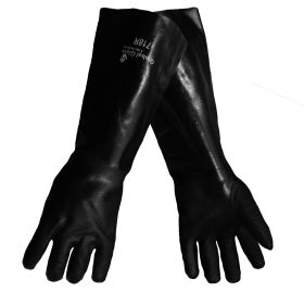 Global Glove 718R Premium Supported PVC Glove, Double Dipped, Jersey Liner, Rough Finish, 18", XL, 12PK