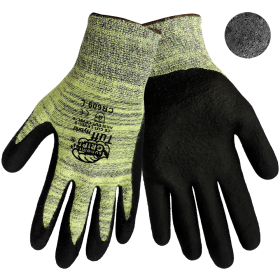 Global Glove CR609 Tsunami Grip, Tuff Hybrid Kevlar Cut Resistant Gloves, Large, 12PK