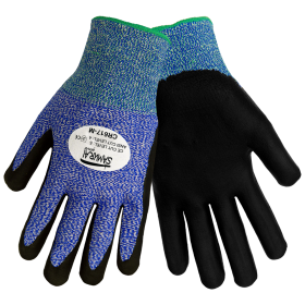 Global Glove CR617 Samurai Tuffalene® HDPE Liner, Foam Nitrile Gloves, Cut Resistant, 2XL, 12PK