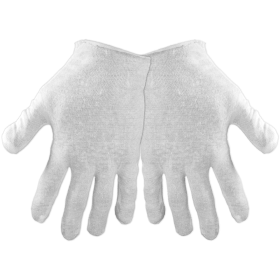 Global Glove L100-W 100 Percent Cotton Bleached Light Weight Inspectors Gloves, Women's, 12PK