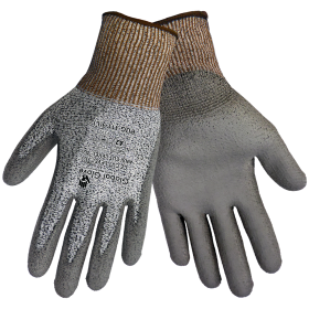 Global Glove PUG-111 Samurai Polyurethane/HDPE Gloves, Cut Resistant, Large, 12PK