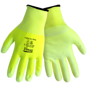 Global Glove PUG-118 Samurai, High-Visibility, Tuffalene® HDPE Gloves, Cut Resistant, Large, 12PK