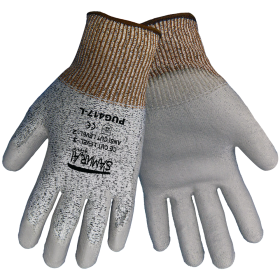 Global Glove PUG-417 Samurai HDPE Tuffalene® Polyurethane Gloves, Cut Resistant, XSmall, 12PK