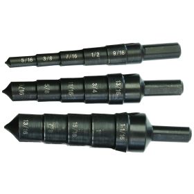Walter 01W153 High Speed Steel (M2) Multi Step Reamer, 13/16" - 1 1/16" (by 1/16")