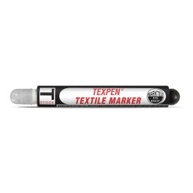 Dykem 13080 Textile Texpen Textile/Laundry Marker, Fine Tip, White