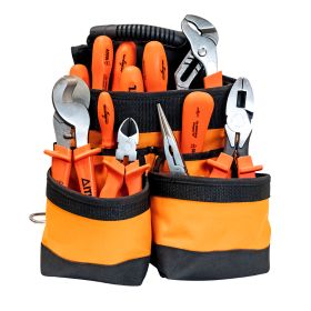 Jameson JT-KT-00004 Insulated Tool Kit, Electricians Pouch - 13 pc.