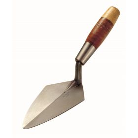 Kraft Tool RO50L 7" Brick Weight Large Tang Pointing Trowel w/Leather Handle