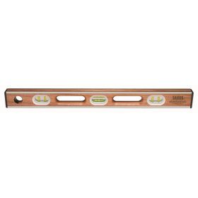 Kraft Tool SL44SB48 48" Professional Stainless Steel Bound Mahogany Level (6 Vials)