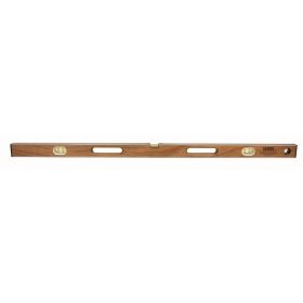 Kraft Tool SLTMI-48 48" Professional Top Reading Mahogany I-Beam Level (5 Vials)