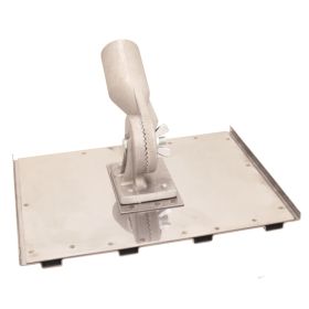 Kraft Tools CC095 8"x10-3/8" Texas Curb Walking Ramp Groover w/Threaded Handle Socket