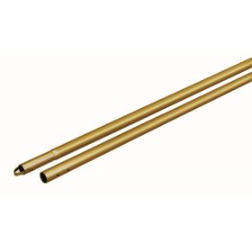 Kraft Tools CC289SG 6' Anodized Aluminum Swaged Button Handle with 1-3/4" Diameter (Gold)