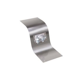 Kraft Tools CC553 Curb & Gutter Stainless Steel Walking Tool, 3" R Curb, 2" R Gutter w/ Wood Handle