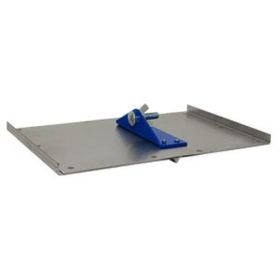 Kraft Tools CC757-01 8"x12" 3/8" R, 3/4" D Stainless Steel Walking Groover (Full Top Plate) w/o Handle