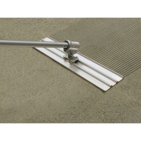 Kraft Tools CC798 24"x8" Multi-Trac Bull Float Groover 1" Spacing w/Knucklehead® II Bracket