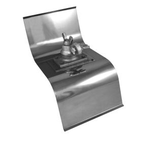 Kraft Tools CC962-01 Curb & Gutter Walking Tool Stainless Steel, 6" L, 1-1/2" batter @ 6" w/o Handle