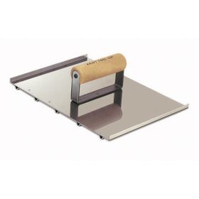 Kraft Tools CF093 8"x10-1/2" Wheelchair Hand Groover w/Wood Handle