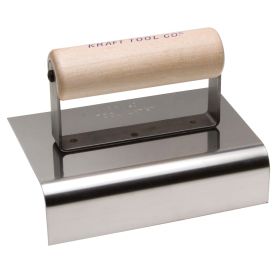 Kraft Tools CF245PF 6"x6" 3/4"R Outside Curb & Sidewalk Tool w/ProForm® Handle
