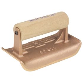 Kraft Tools CF311 6"x2-3/4" 1/4" R Bronze Edger w/Wood Handle