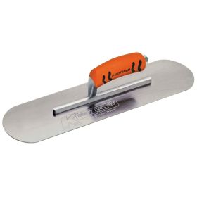 Kraft Tools CF441PF 22"x4" Carbon Steel Pool Trowel w/ProForm® Handle